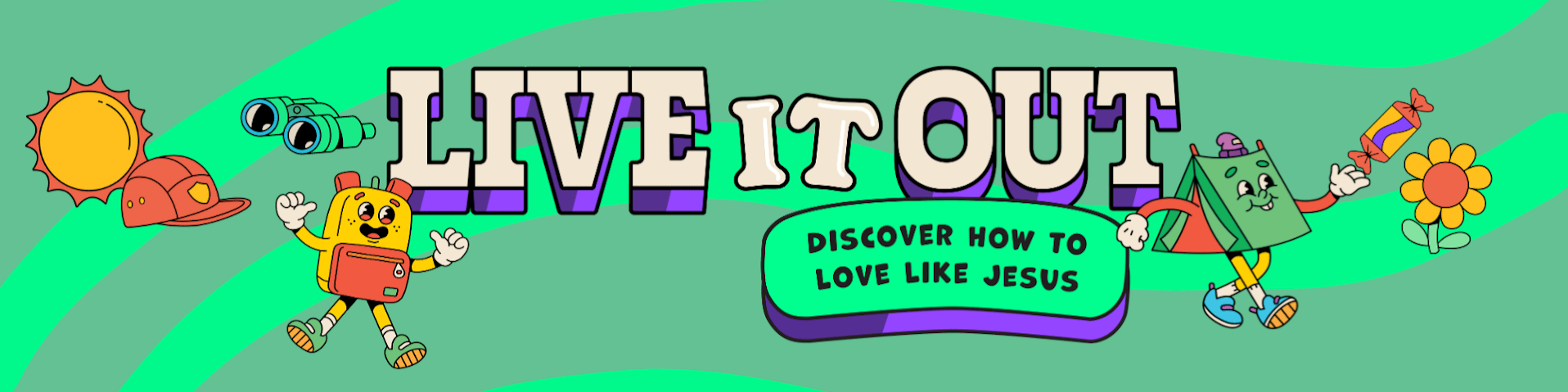 Live it Out! Summer 2025 Walkabout Graphic